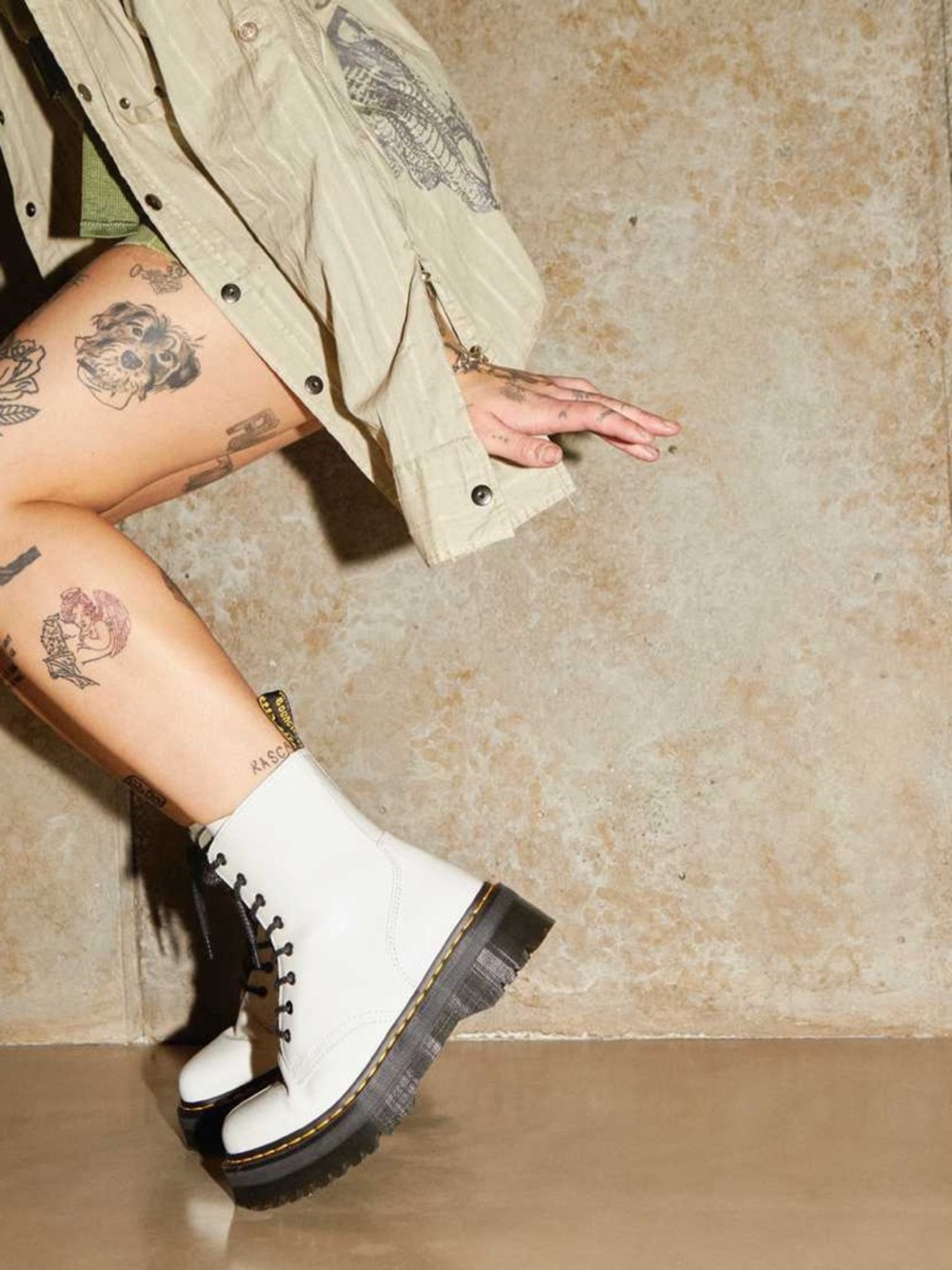 JADON BOOT SMOOTH LEATHER PLATFORMS